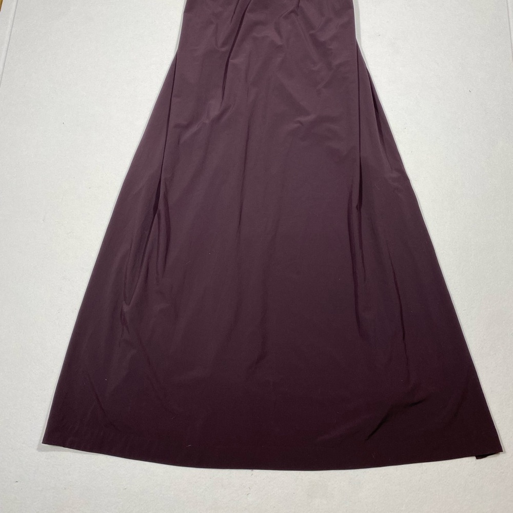Athleta Mara Maxi Button Down Athleisure Travel Dress in wild raisin size large - Picture 14 of 16